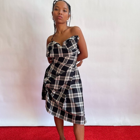 Vivienne Westwood VINTAGE BRAND NEWSS10 GOLD LABEL “DAME” CORSET DRESS UK 10US 6 - Picture 15 of 17